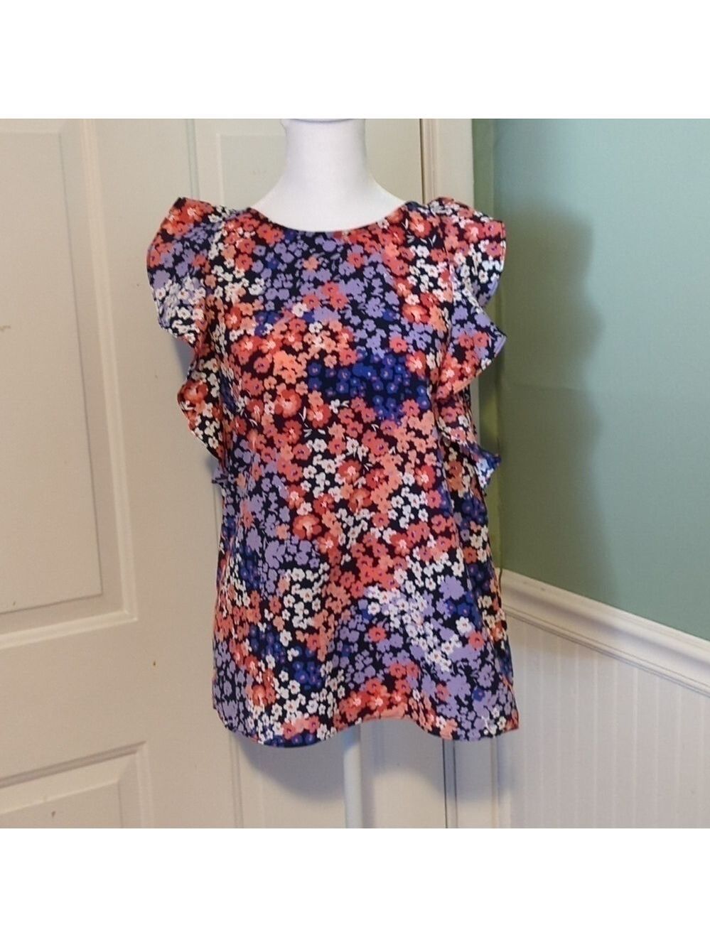 Juicy Couture Floral Sleeveless Top Medium